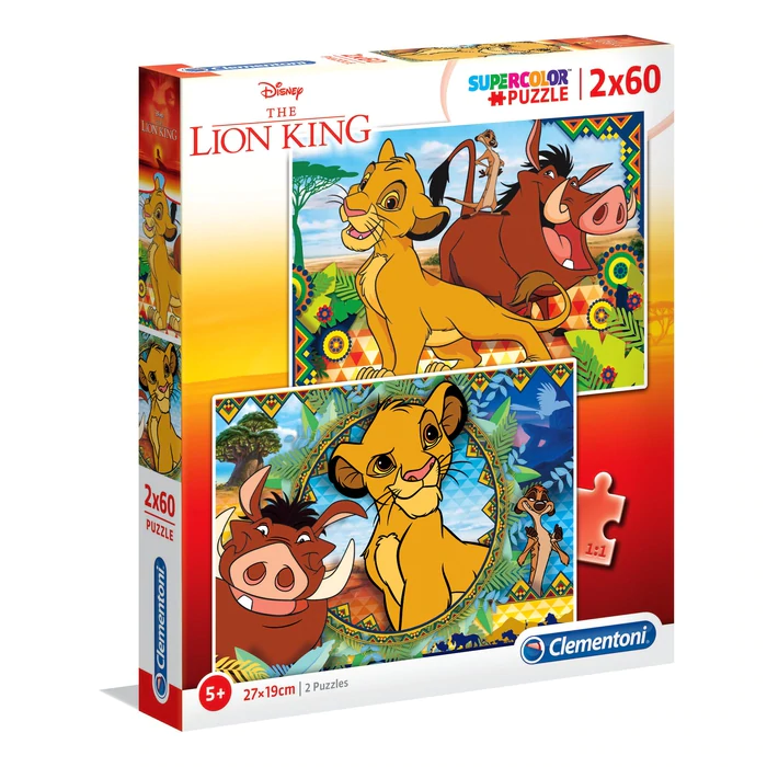 DISNEY - The Lion King - 2 Puzzle 60P