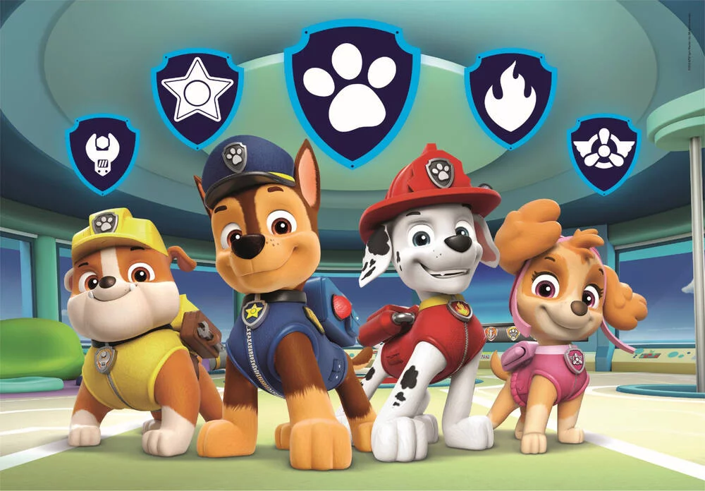 PAW PATROL - Puzzle Glow In The Dark 104P