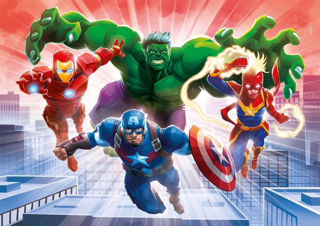 MARVEL - The Avengers - Puzzle Glow In The Dark 104P