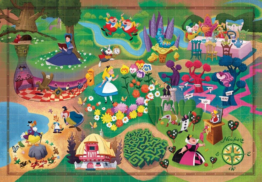 DISNEY - Alice in Wonderland - Puzzle 1000P