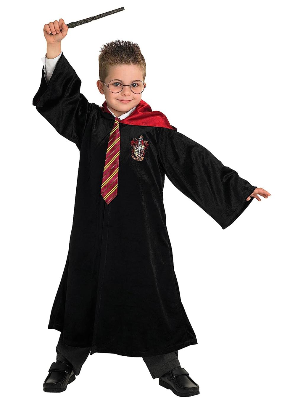 HARRY POTTER - Glasses + Wand + Tie - Accessory Set