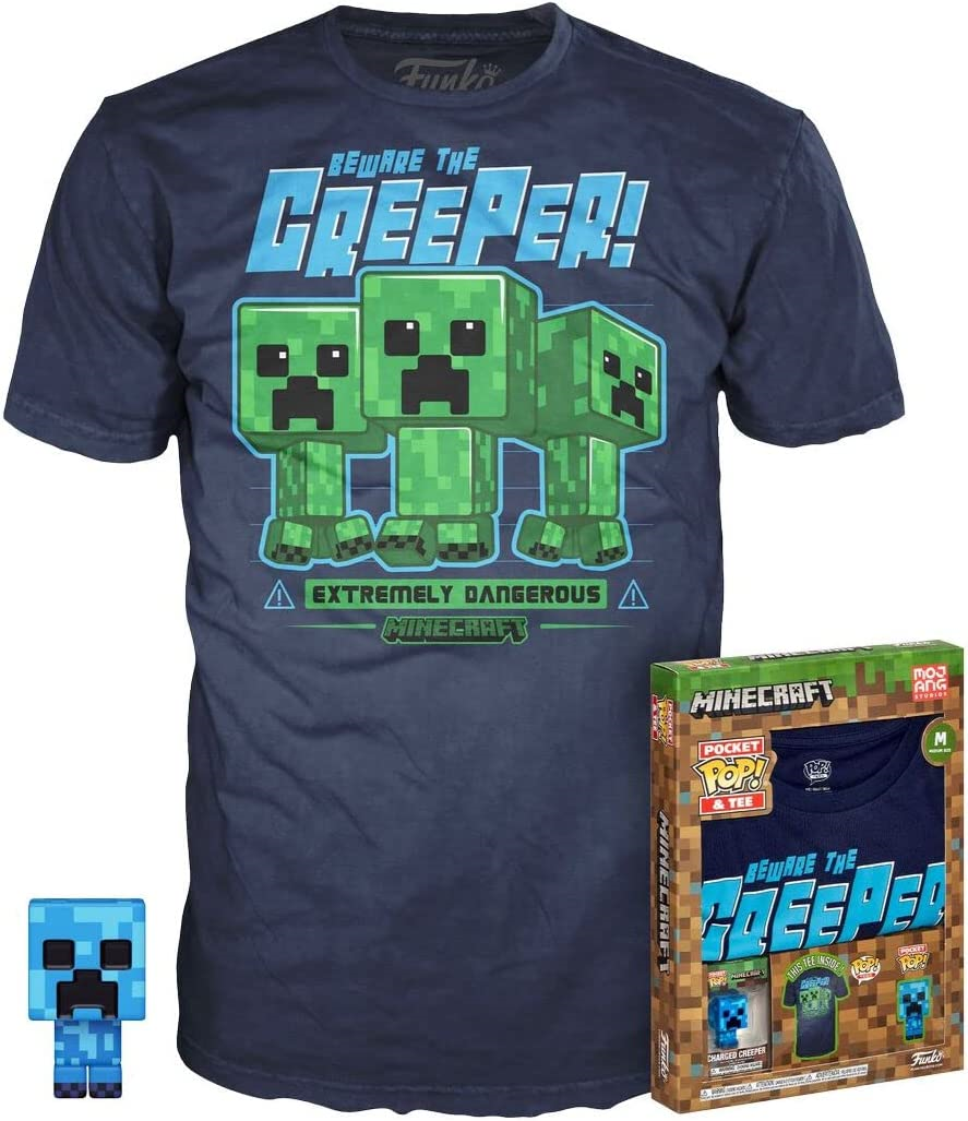 MINECRAFT - Pocket POP - Charged Creeper + Tee (S)