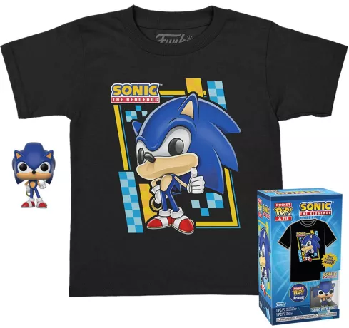 SONIC - Pocket POP - Sonic + Kid Tee (S)