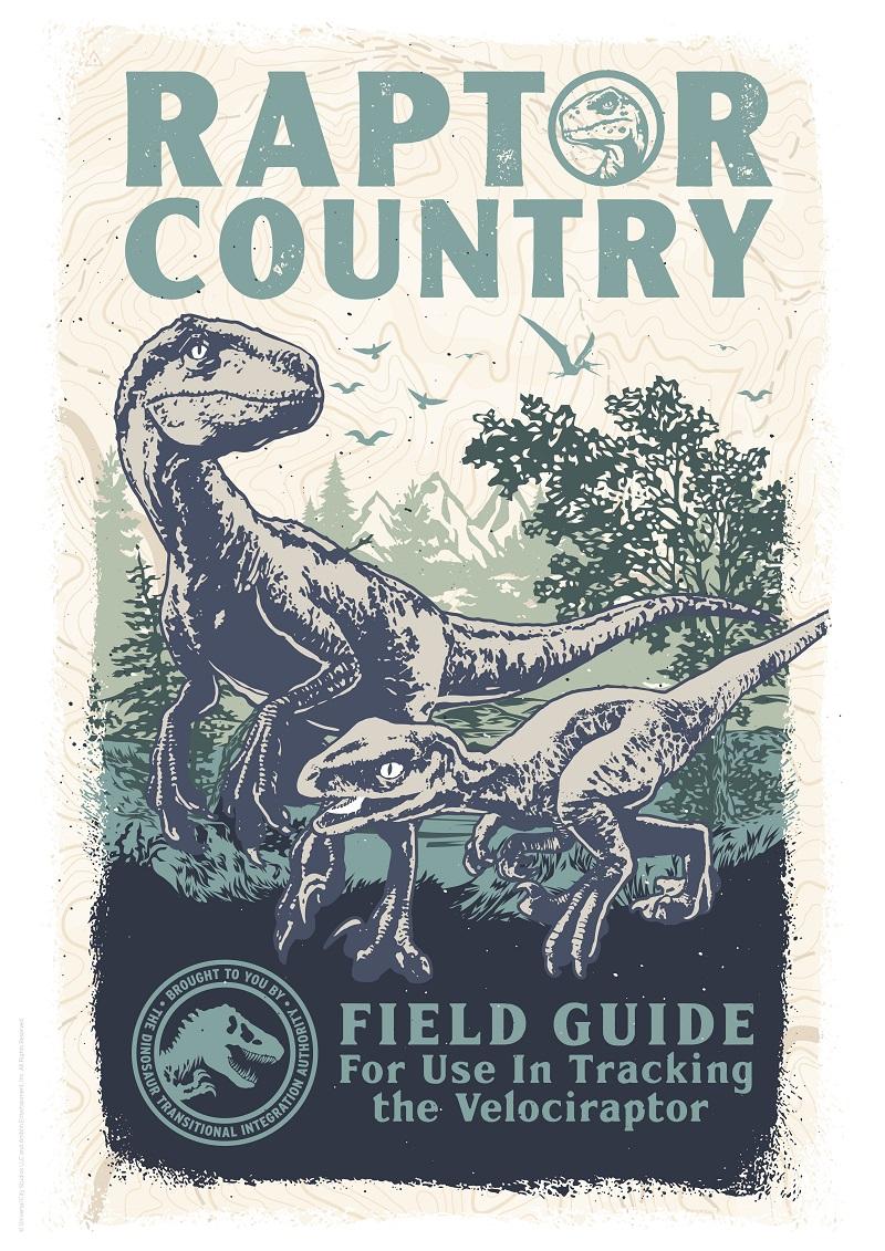 JURASSIC WORLD - Raptor Country - Art Print - Limited Edition 'A3'