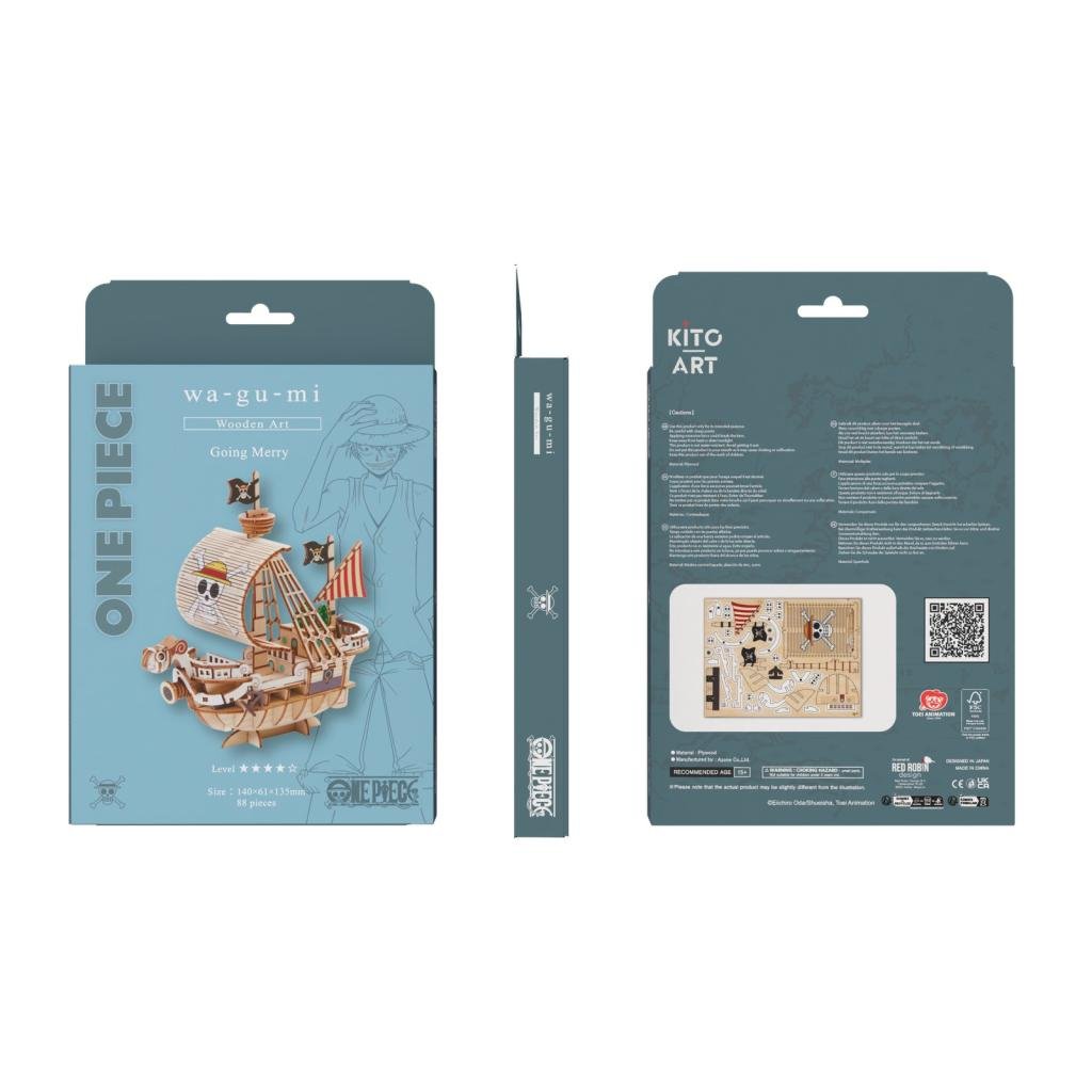 ONE PIECE - Going Merry - Wood Model Kit 15.5cm