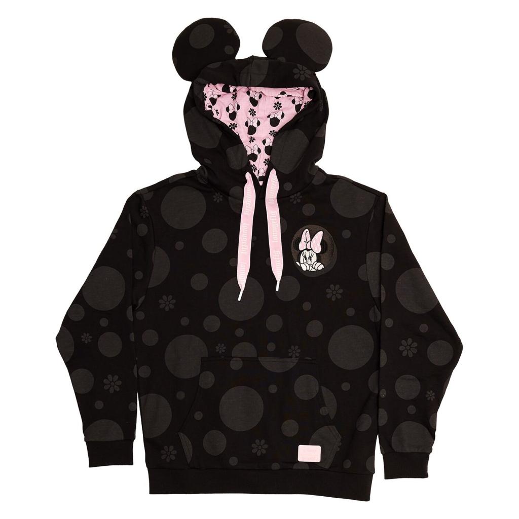 DISNEY - Minnie "Floral Rock the Dots" - Hoodie Unisex Loungefly (L)