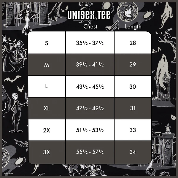 DISNEY - Haunted Mansion - T-Shirt Unisex Loungefly (XL)