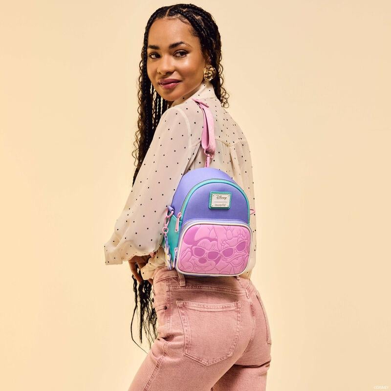 DISNEY - Daisy & Minnie - Mini Backpack Convertible Loungefly