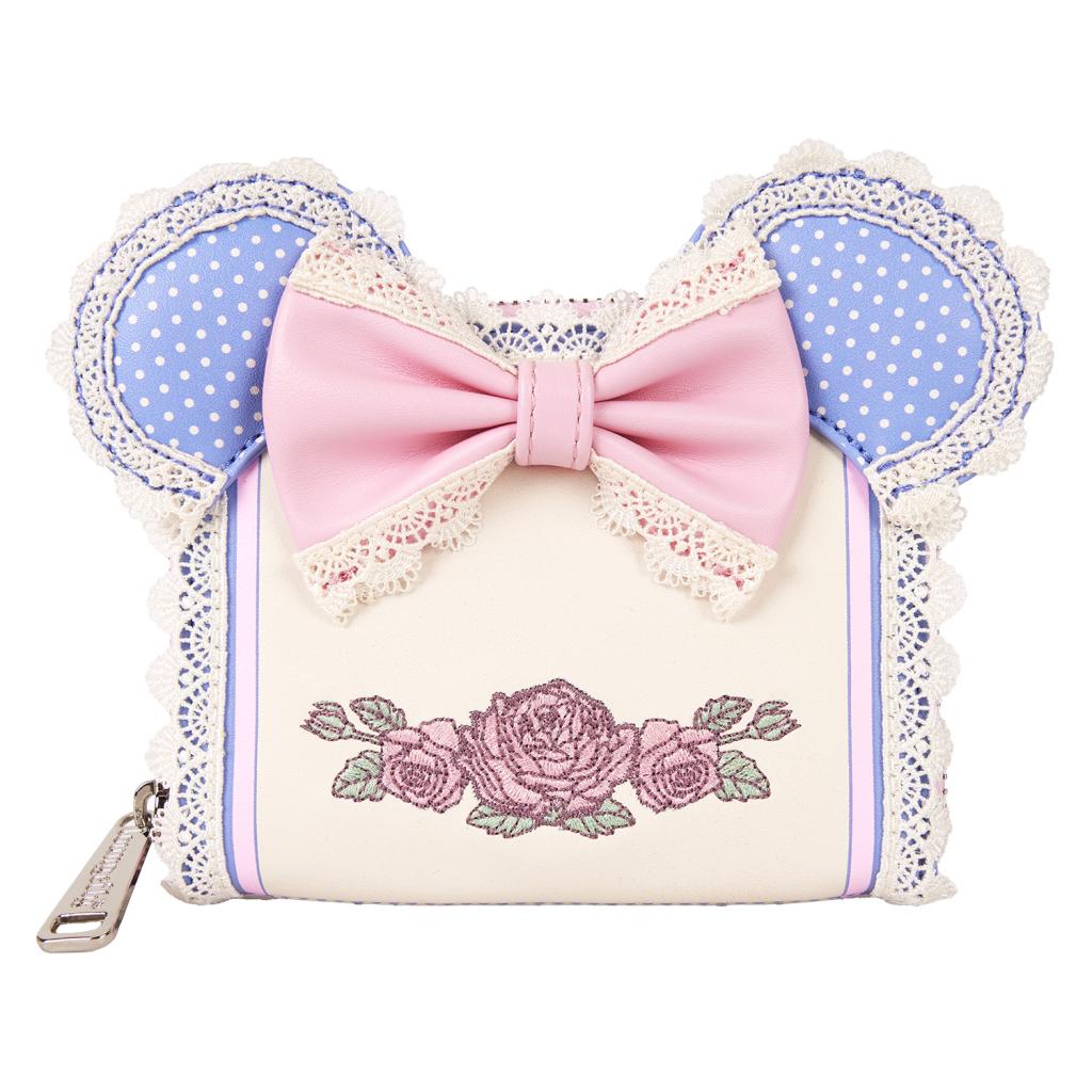DISNEY - Minnie "Floral and Lace Ears" - Wallet LoungeFly