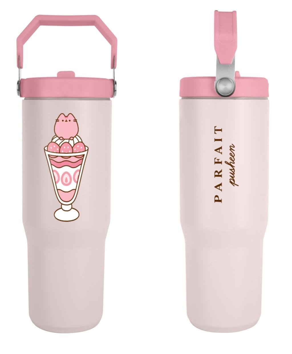[PREORDER] PUSHEEN - XL Travel Mug with handle 30oz