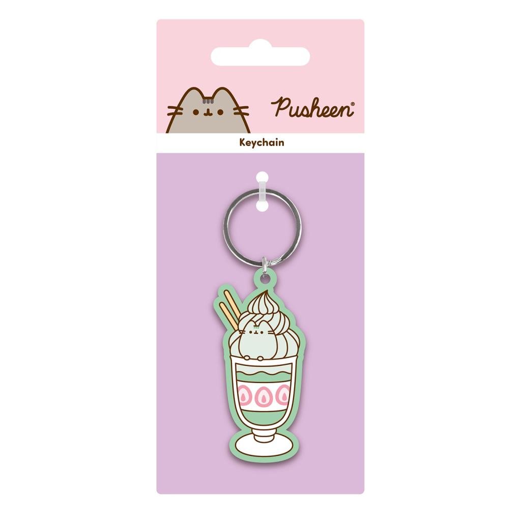 [PREORDER] PUSHEEN - Ice cream - PVC Keychain
