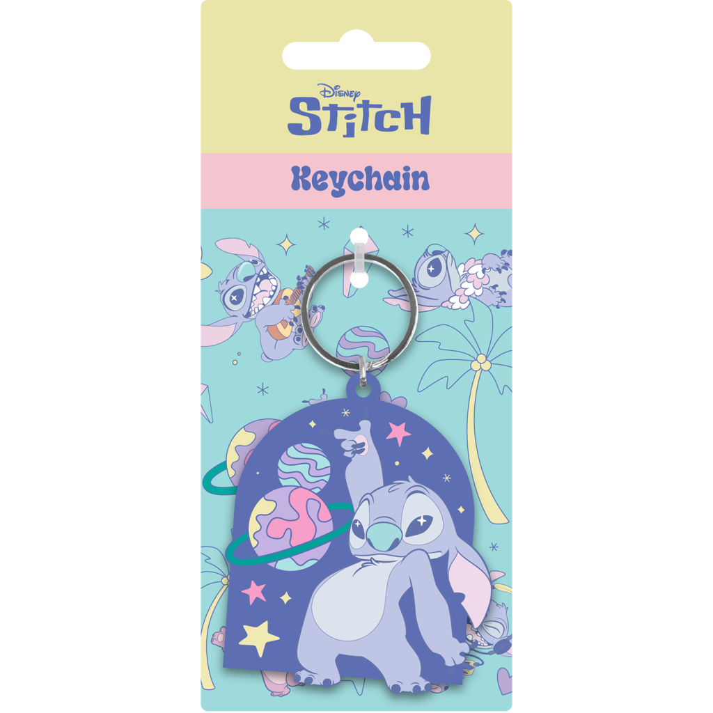 [PREORDER] STITCH - Space Rocks - PVC Keychain