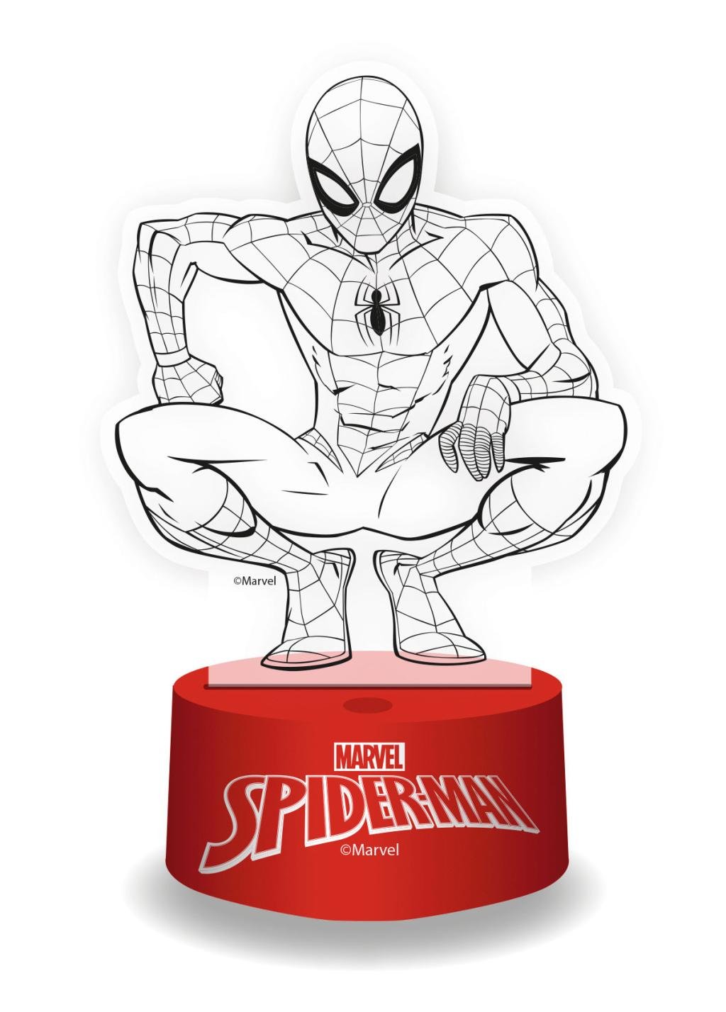 [PREORDER] SPIDER-MAN - 3D Lamp RGB with Remote