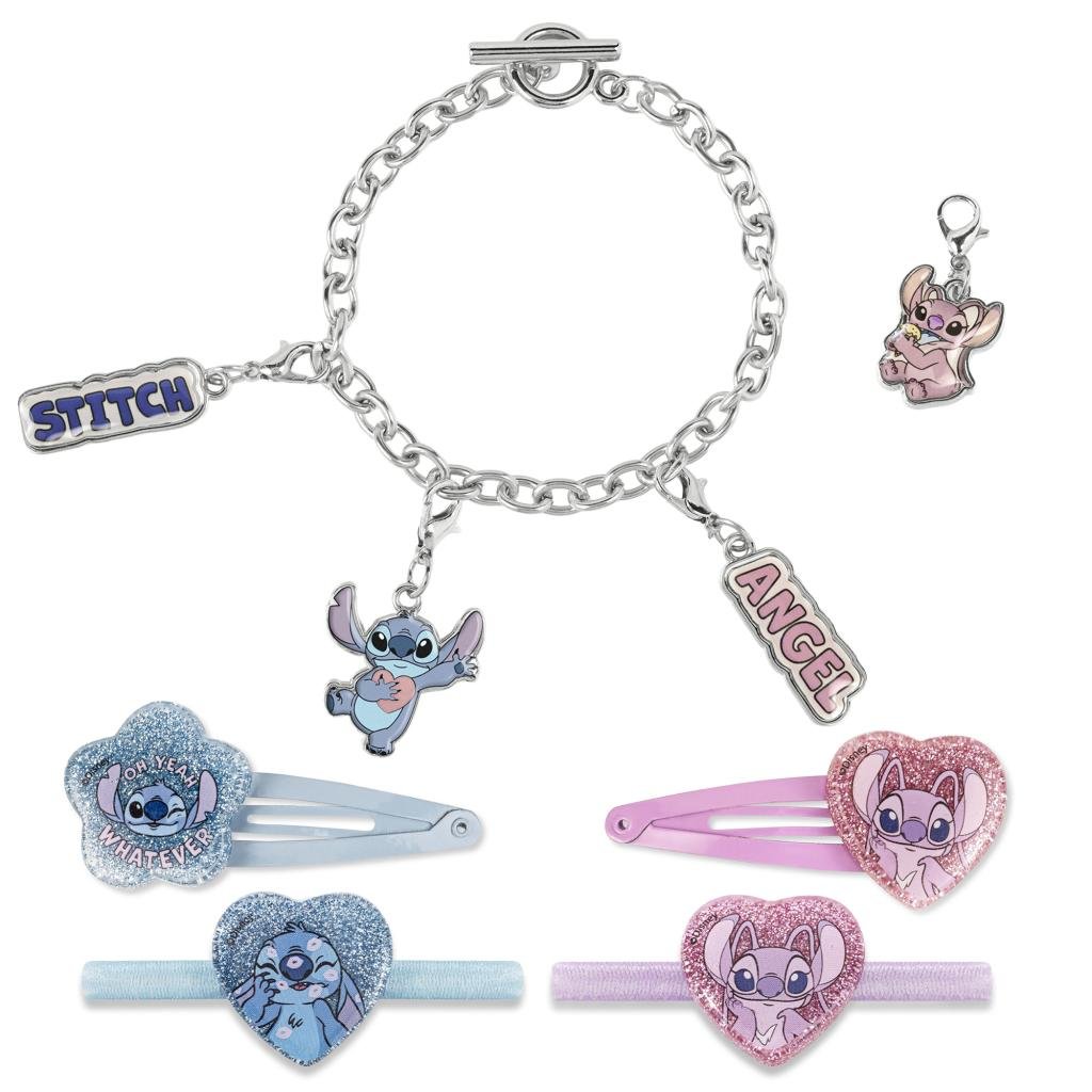 [PREORDER] STITCH - Bracelet Set with Charms + Hair Accessories