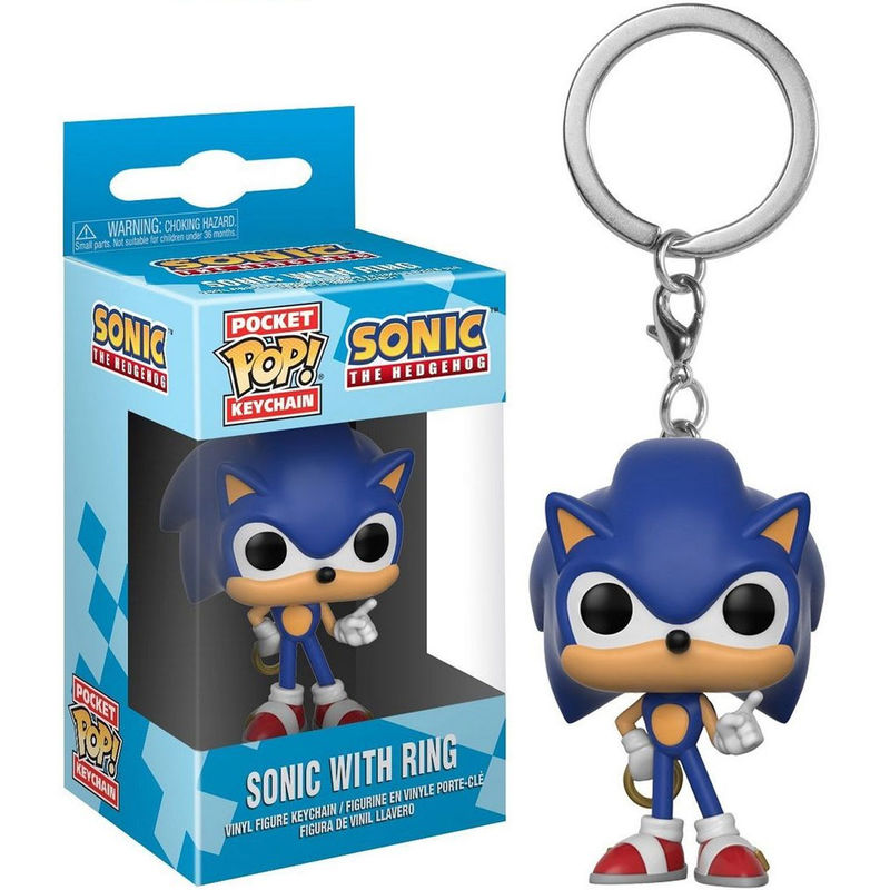 Portachiavi Pocket POP Sonic with Ring