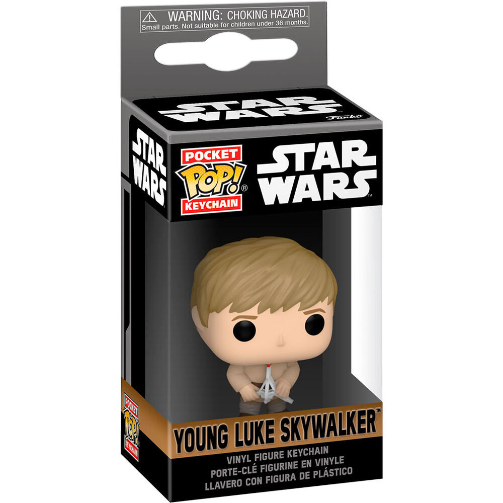 Portachiavi Pocket POP Star Wars Obi-Wan Kenobi 2 Young Luke Skywalker