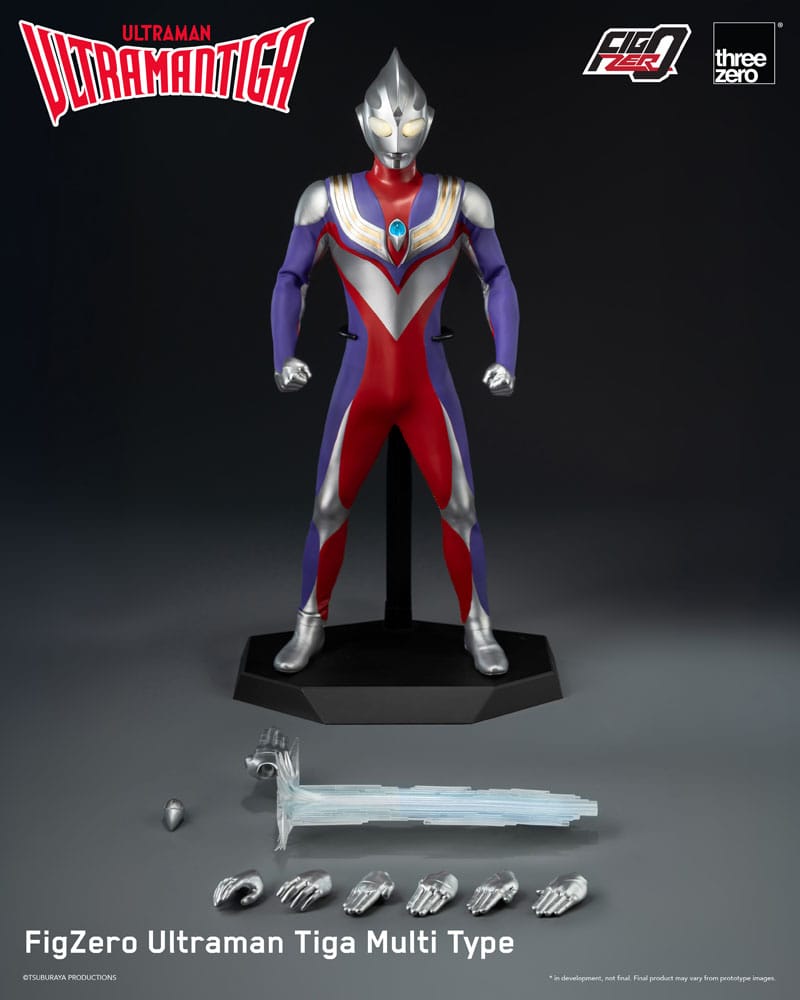 [PREORDER] Ultraman Tiga FigZero Action Figure 1/6 Ultraman Tiga Multi Type 32 cm