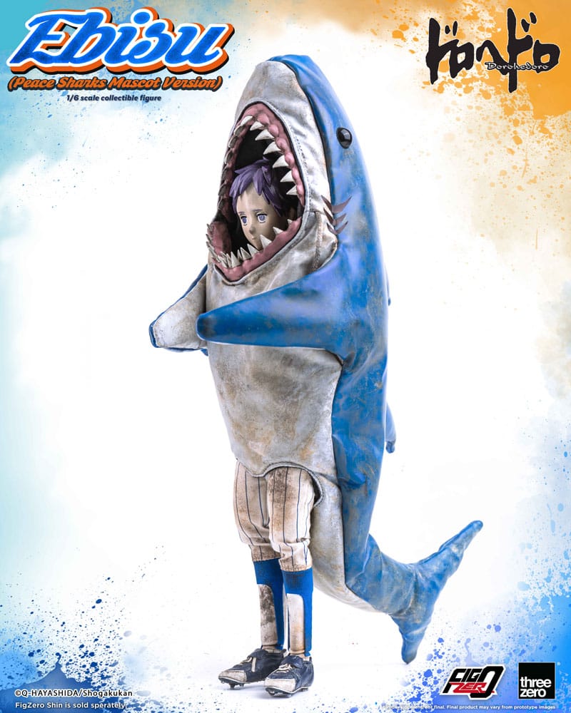 [PREORDER] Dorohedoro FigZero Action Figure 1/6 Ebisu Peace Sharks Mascot Ver. 24 cm