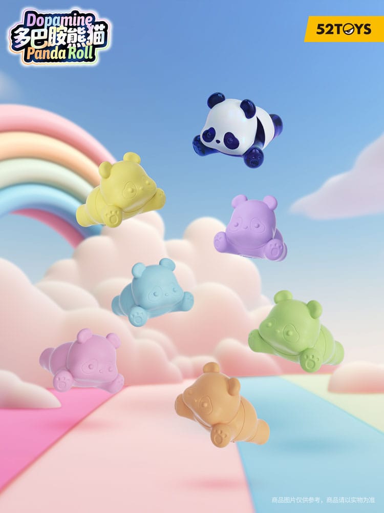 [PREORDER] Panda Roll Blind Box Figures Assortment Dopamine Pandas 3 cm (6)