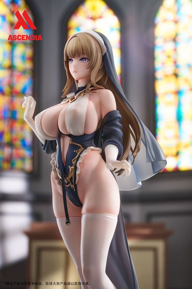 [PREORDER] Original Character PU Statues 2-Pack 1/6 Lily Nun & Emily Nurse Illustration by Chowbie 26 cm