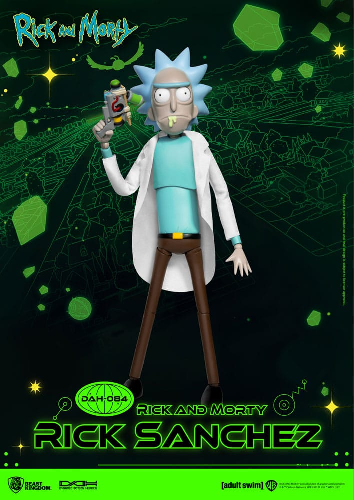 [PREORDER] Rick and Morty Dynamic 8ction Heroes Action Figure 1/9 Rick Sanchez 23 cm