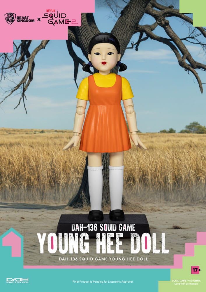 [PREORDER] Squid Game Action Figure with Sound Young Hee Doll 30 cm