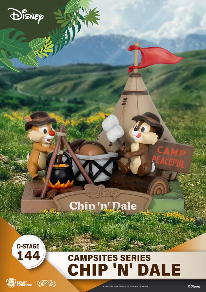 [PREORDER] Disney D-Stage Campsite Series PVC Diorama Chip & Dale 10 cm