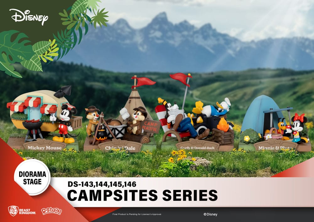 [PREORDER] Disney D-Stage Campsite Series PVC Diorama Chip & Dale 10 cm