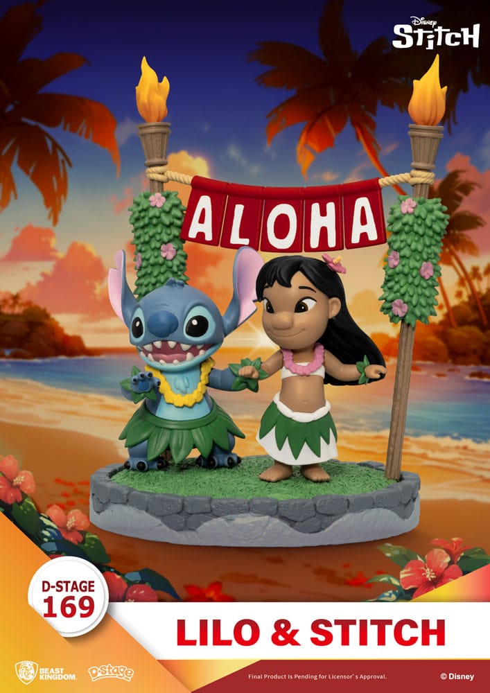 LILO & STITCH - Aloha - Diorama D-Stage 13cm