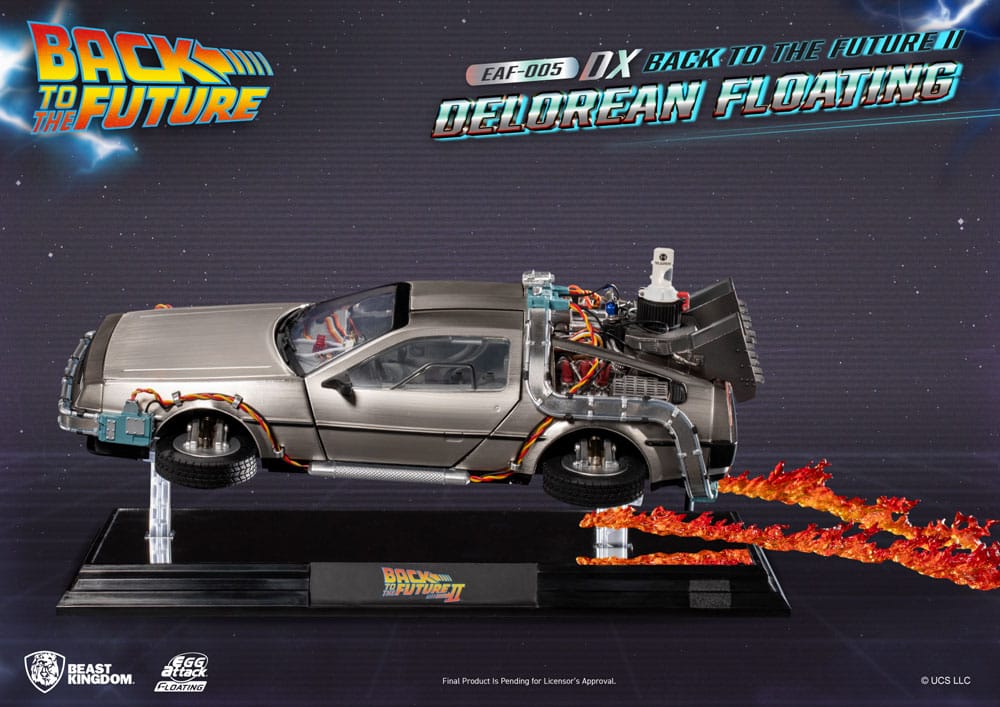 [PREORDER] Back to the Future Egg Attack Floating Statue Back to the Future II DeLorean Deluxe Version heo EU Exclusive 20 cm