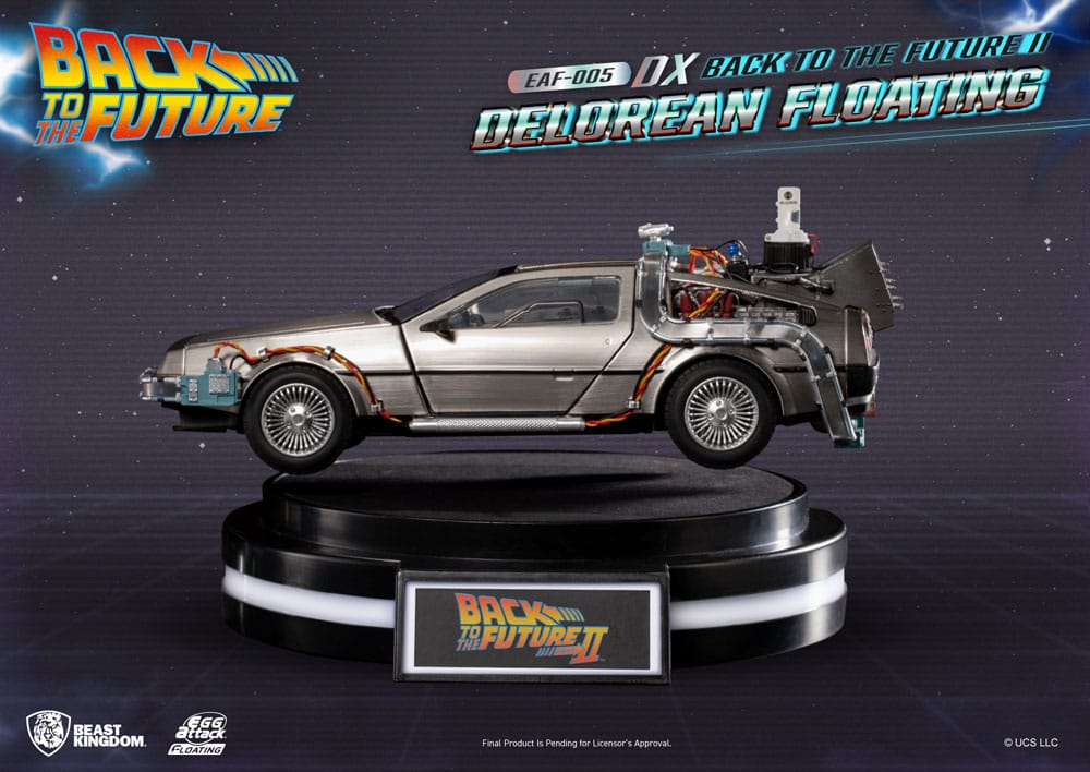 [PREORDER] Back to the Future Egg Attack Floating Statue Back to the Future II DeLorean Deluxe Version heo EU Exclusive 20 cm