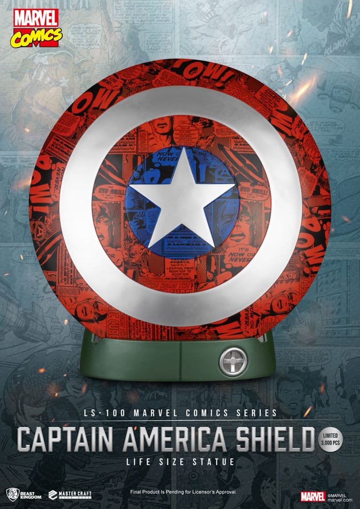 [PREORDER] MARVEL - Captain America Shield - Statue Life Size 64cm