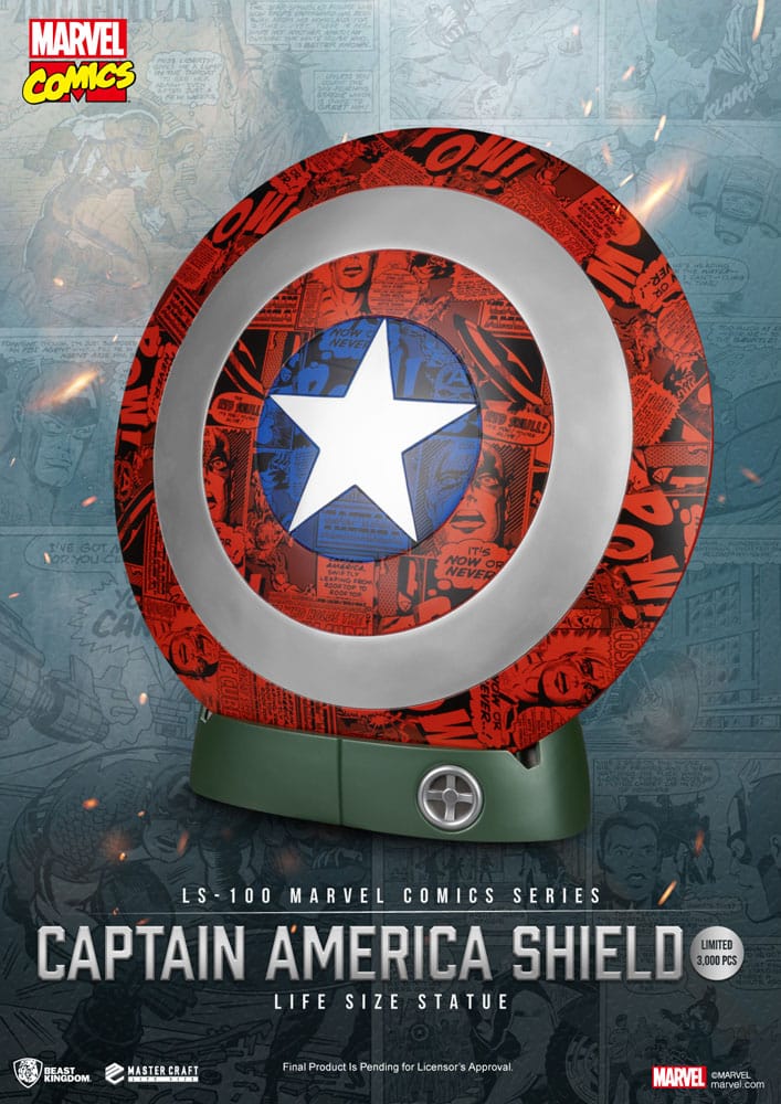 [PREORDER] MARVEL - Captain America Shield - Statue Life Size 64cm
