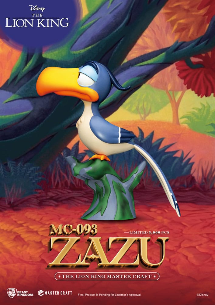 THE LION KING - Zazu - Statue Master Craft 20cm