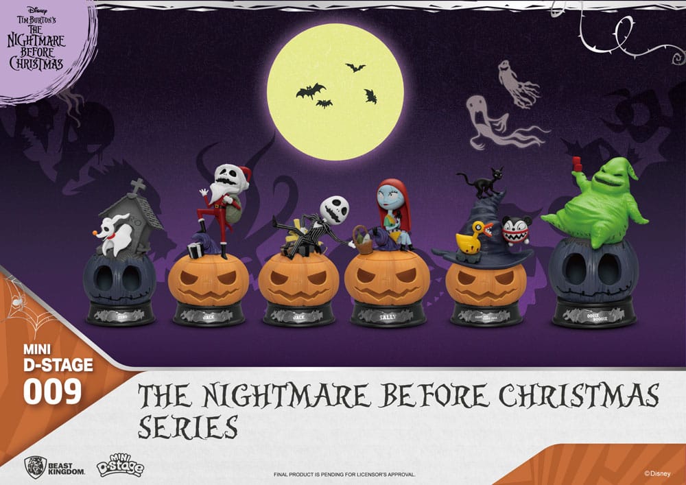 NIGHTMARE BEFORE CHRISTMAS - 6 Mini Diorama Stage 10cm