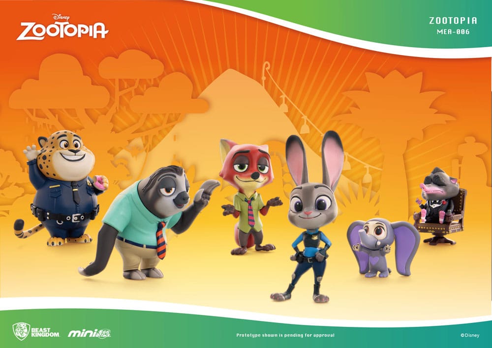 [PREORDER] Zootopia Mini Egg Attack Blind Box Figures Series 10 cm Assortment (6)
