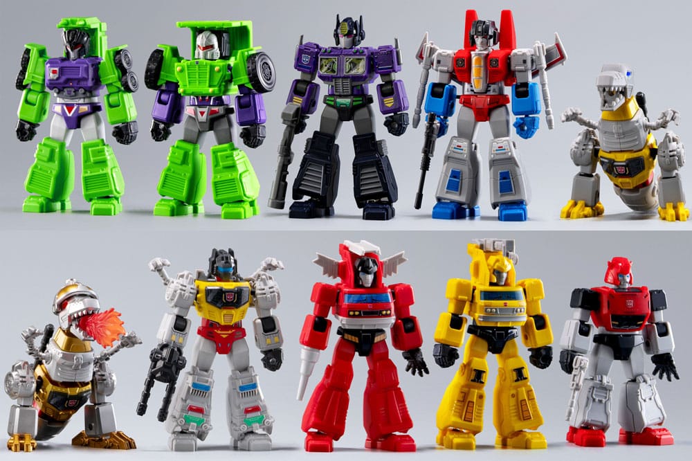 TRANSFORMERS - Galaxy Version 02 - Model Kit Blokees Display 9 pc