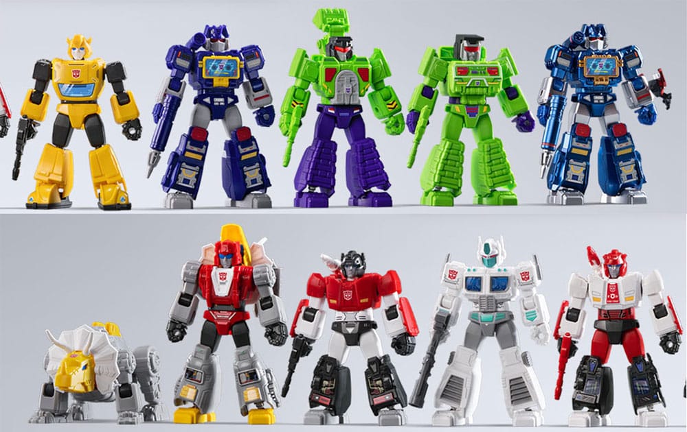 TRANSFORMERS - Galaxy Version 03 - Model Kit Blokees Display 9 pc