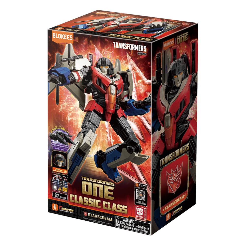 [PREORDER] Transformers Blokees Plastic Model Kit Classic Class 16 Starsream