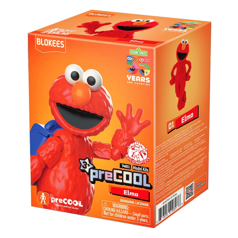 [PREORDER] Sesame Street Blokees PreCool Series 1 Plastic Model Kit 01 Elmo 12 cm