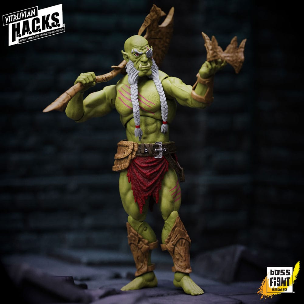 [PREORDER] Vitruvian H.A.C.K.S. Action Figure Mighty Orc Sovran Bur'Zagi