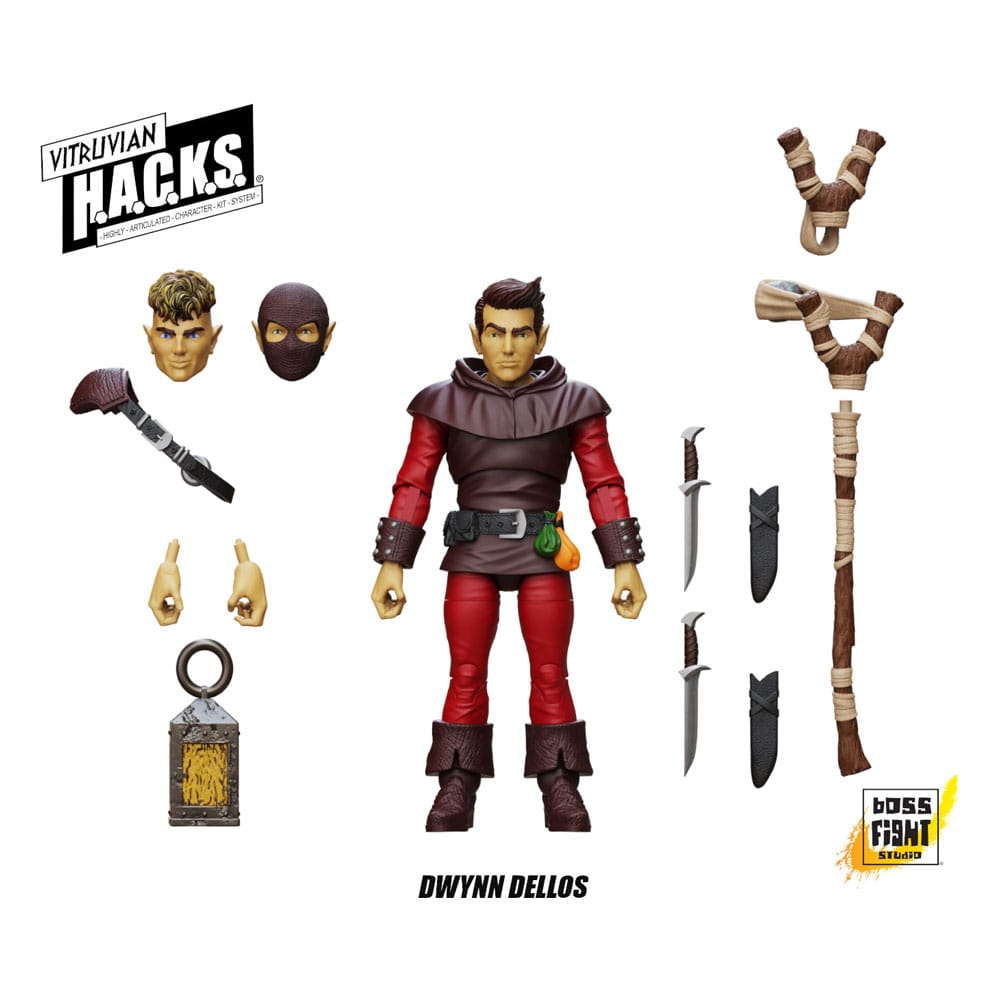 [PREORDER] Vitruvian H.A.C.K.S. Action Figure Halfling Scout Dwynn Dellos