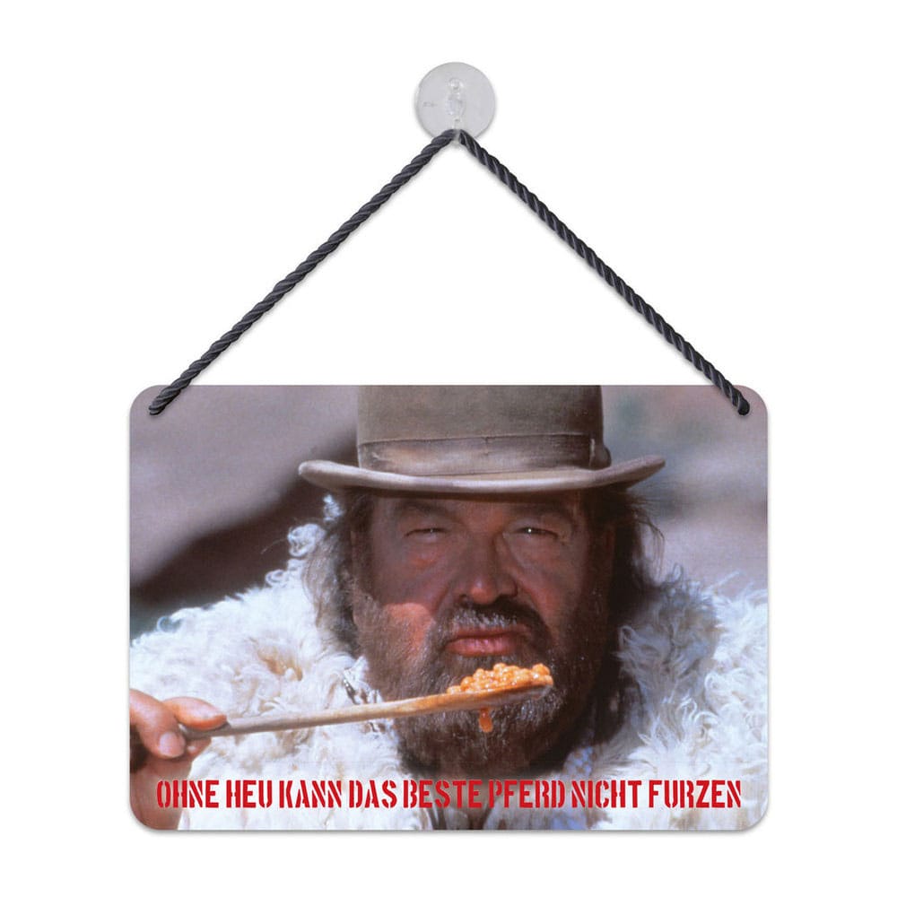 [PREORDER] Bud Spencer Tin Sign Bohnen 16,5 x 11,5 cm