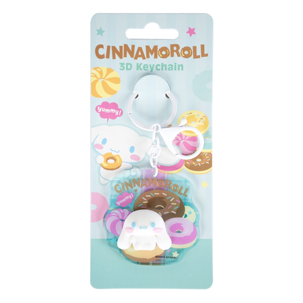 [PREORDER] Sanrio 3D Acrylic Keychain Cinnamoroll
