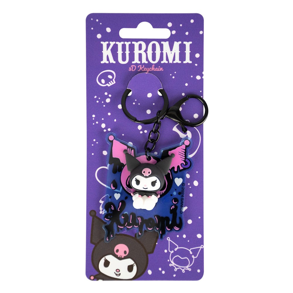 [PREORDER] Sanrio 3D Acrylic Keychain Kuromi