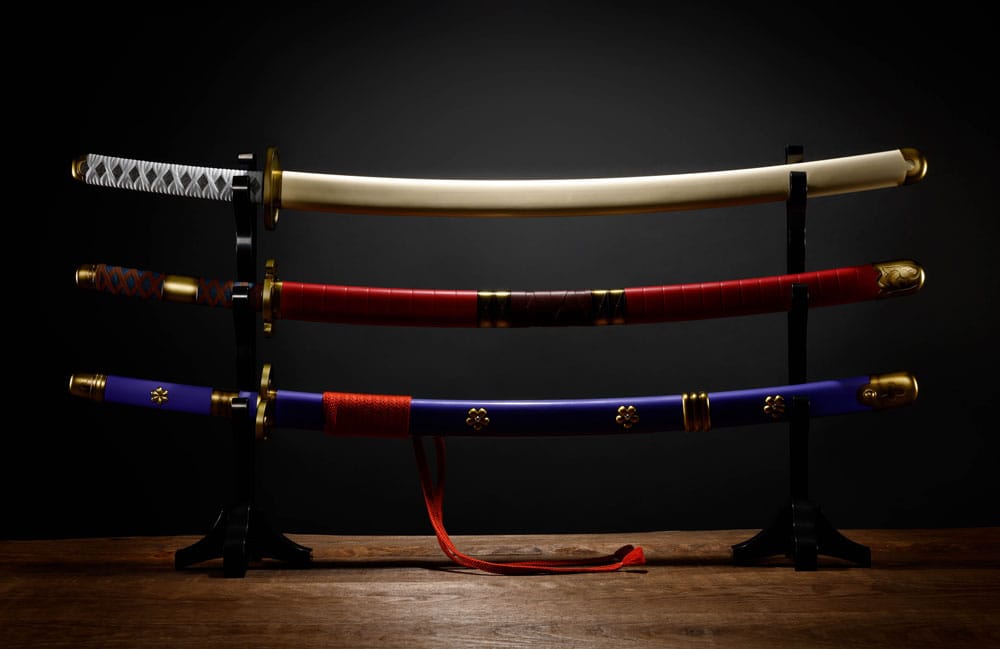 ONE PIECE - 3 swords of Roronoa Zoro - Replica Proplica 95cm