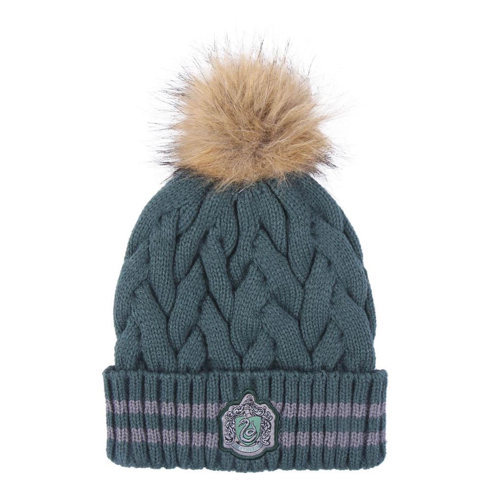 [PREORDER] Harry Potter Beanie Pompon Slytherin Dark Green