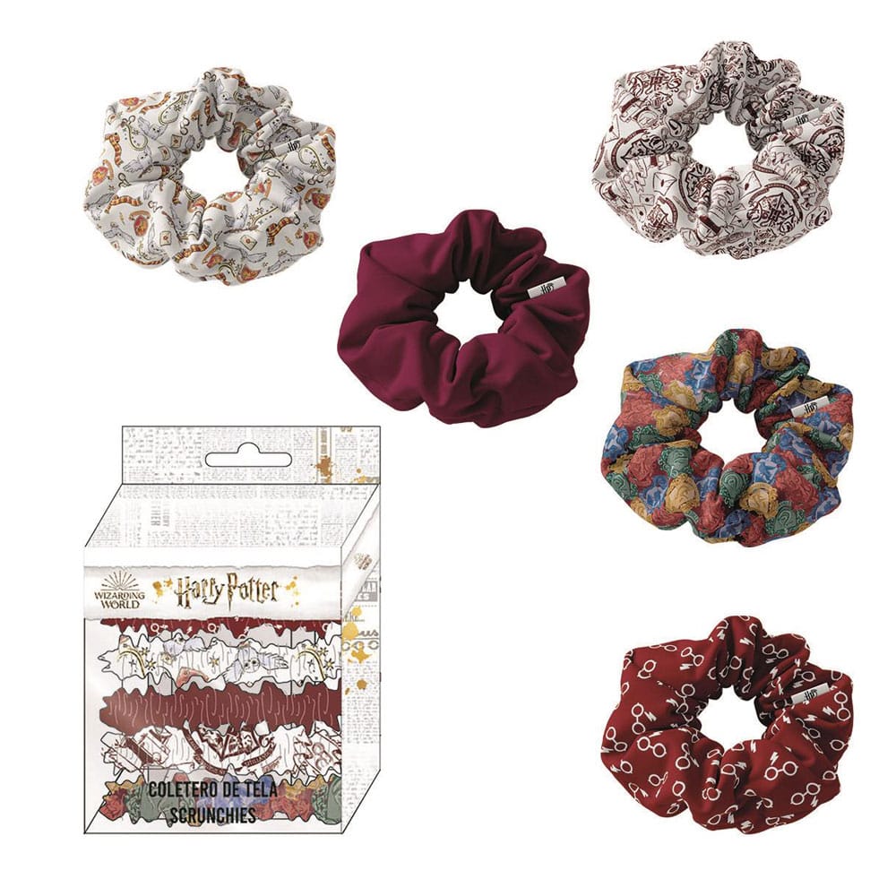 HARRY POTTER - Hair Accessories "Scrunchies" 5x