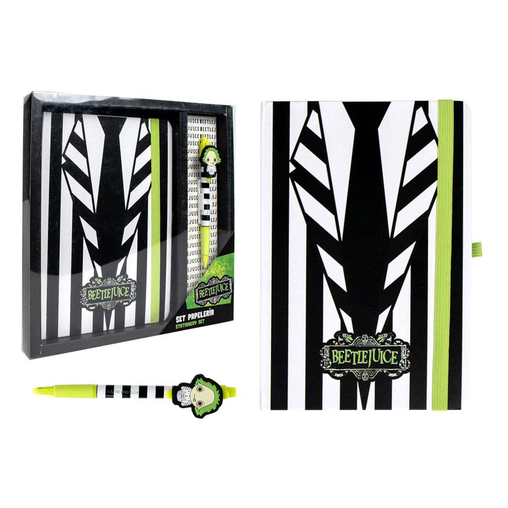BEETLEJUICE - Premium Pack A5 Notebook + Pen