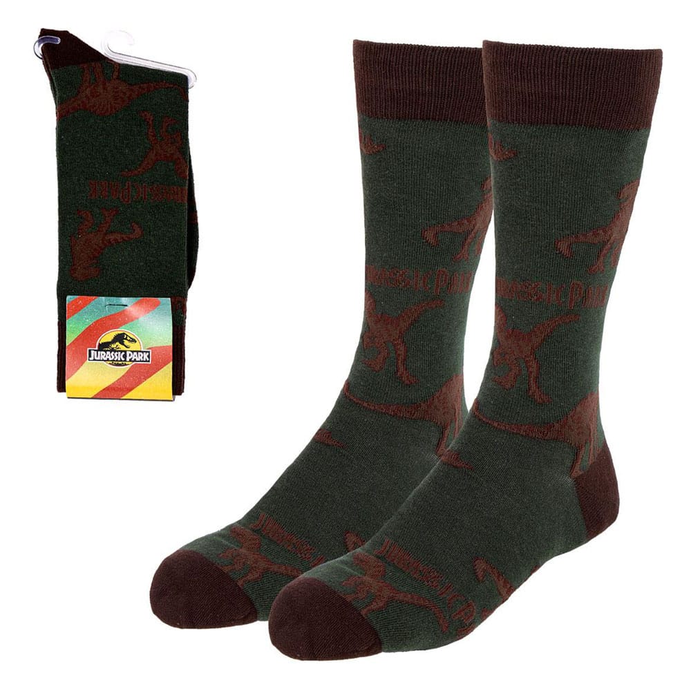 [PREORDER] Jurassic Park Socks Raptor Assortment (6)